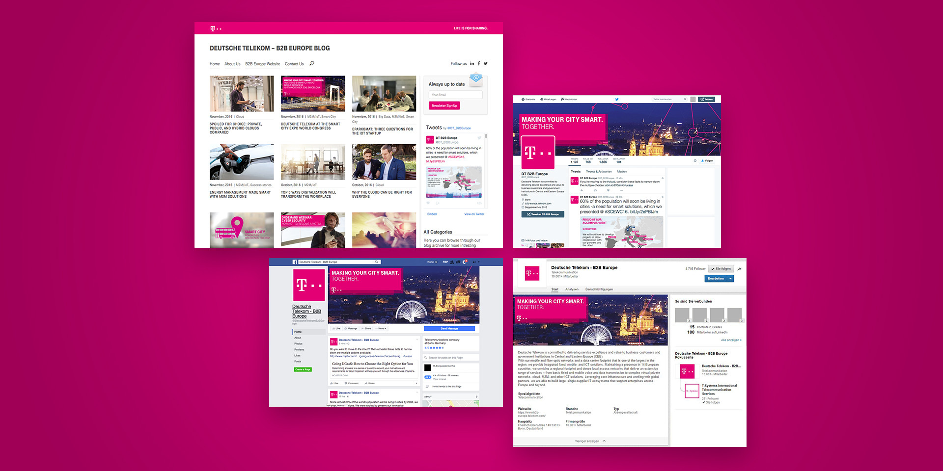 Deutsche Telekom – B2B Europe – Blog & Social Media